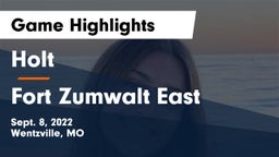 Holt  vs Fort Zumwalt East Game Highlights - Sept. 8, 2022