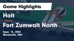 Holt  vs Fort Zumwalt North  Game Highlights - Sept. 13, 2022