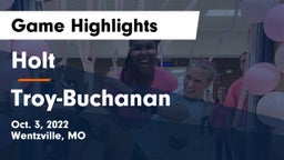 Holt  vs Troy-Buchanan  Game Highlights - Oct. 3, 2022