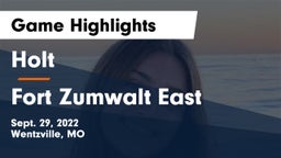 Holt  vs Fort Zumwalt East  Game Highlights - Sept. 29, 2022