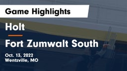 Holt  vs Fort Zumwalt South  Game Highlights - Oct. 13, 2022