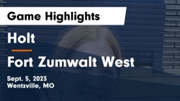 Holt  vs Fort Zumwalt West  Game Highlights - Sept. 5, 2023