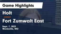 Holt  vs Fort Zumwalt East  Game Highlights - Sept. 7, 2023