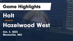 Holt  vs Hazelwood West  Game Highlights - Oct. 2, 2023