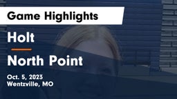 Holt  vs North Point  Game Highlights - Oct. 5, 2023
