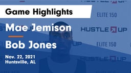 Mae Jemison  vs Bob Jones  Game Highlights - Nov. 22, 2021