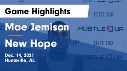 Mae Jemison  vs New Hope  Game Highlights - Dec. 14, 2021