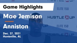 Mae Jemison  vs Anniston  Game Highlights - Dec. 27, 2021