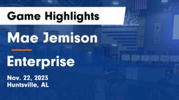 Mae Jemison  vs Enterprise  Game Highlights - Nov. 22, 2023