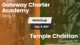 Matchup: Gateway Charter vs. Temple Christian  2017