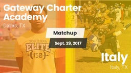 Matchup: Gateway Charter vs. Italy  2017