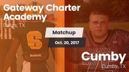 Matchup: Gateway Charter vs. Cumby  2017
