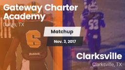 Matchup: Gateway Charter vs. Clarksville  2017