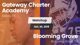 Matchup: Gateway Charter vs. Blooming Grove  2018
