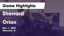 Sherrard  vs Orion Game Highlights - Dec. 1, 2022