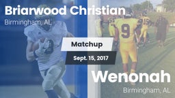 Matchup: Briarwood Christian vs. Wenonah  2017