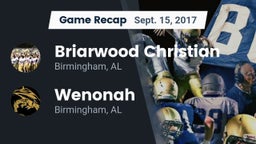 Recap: Briarwood Christian  vs. Wenonah  2017