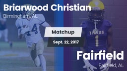 Matchup: Briarwood Christian vs. Fairfield  2017