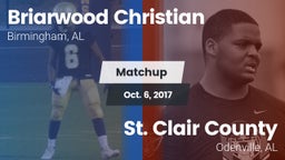 Matchup: Briarwood Christian vs. St. Clair County  2017