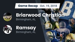 Recap: Briarwood Christian  vs. Ramsay  2018
