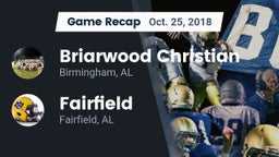 Recap: Briarwood Christian  vs. Fairfield  2018