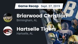 Recap: Briarwood Christian  vs. Hartselle Tigers 2019