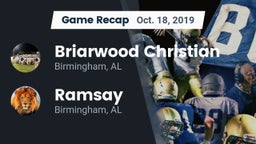 Recap: Briarwood Christian  vs. Ramsay  2019