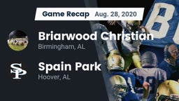 Recap: Briarwood Christian  vs. Spain Park  2020