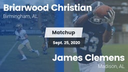 Matchup: Briarwood Christian vs. James Clemens  2020