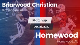 Matchup: Briarwood Christian vs. Homewood  2020