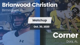 Matchup: Briarwood Christian vs. Corner  2020
