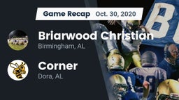 Recap: Briarwood Christian  vs. Corner  2020