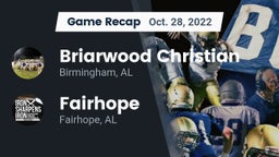 Recap: Briarwood Christian  vs. Fairhope  2022