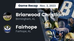 Recap: Briarwood Christian  vs. Fairhope  2023