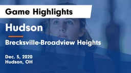 Hudson  vs Brecksville-Broadview Heights  Game Highlights - Dec. 5, 2020