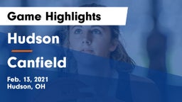 Hudson  vs Canfield  Game Highlights - Feb. 13, 2021