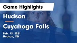 Hudson  vs Cuyahoga Falls  Game Highlights - Feb. 19, 2021