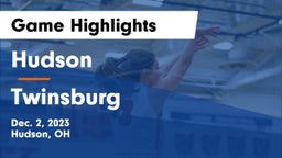 Hudson  vs Twinsburg  Game Highlights - Dec. 2, 2023