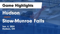 Hudson  vs Stow-Munroe Falls  Game Highlights - Jan. 6, 2024