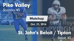 Matchup: Pike Valley High vs. St. John's Beloit / Tipton 2016