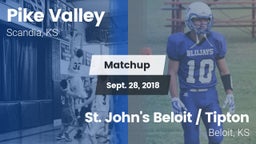 Matchup: Pike Valley High vs. St. John's Beloit / Tipton 2018