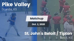Matchup: Pike Valley High vs. St. John's Beloit / Tipton 2020