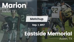 Matchup: Marion  vs. Eastside Memorial  2017