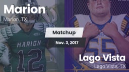 Matchup: Marion  vs. Lago Vista  2017
