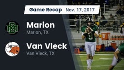 Recap: Marion  vs. Van Vleck  2017