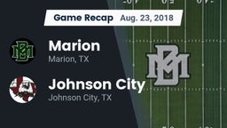 Recap: Marion  vs. Johnson City  2018