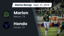 Recap: Marion  vs. Hondo  2018