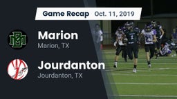 Recap: Marion  vs. Jourdanton  2019