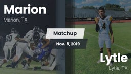 Matchup: Marion  vs. Lytle  2019