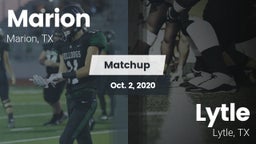 Matchup: Marion  vs. Lytle  2020